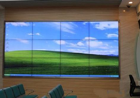 湖口液晶拼接屏的另类用法。